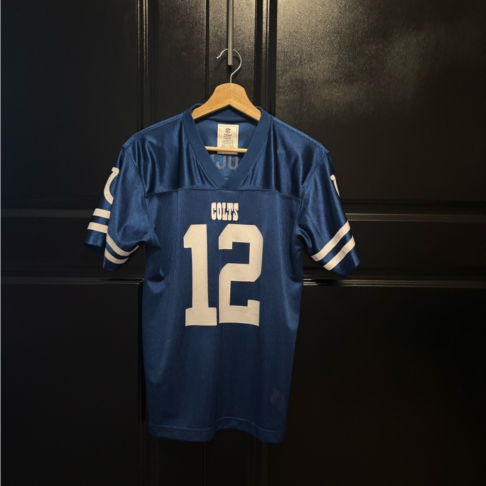 Blue Colts Jersey Andrew Luck #12